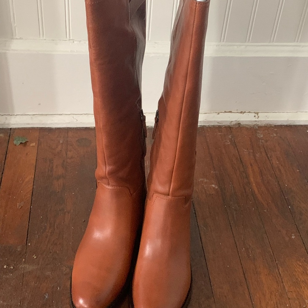 Franco Sarto Tan Over the Knee Boots - Picture 8 of 10